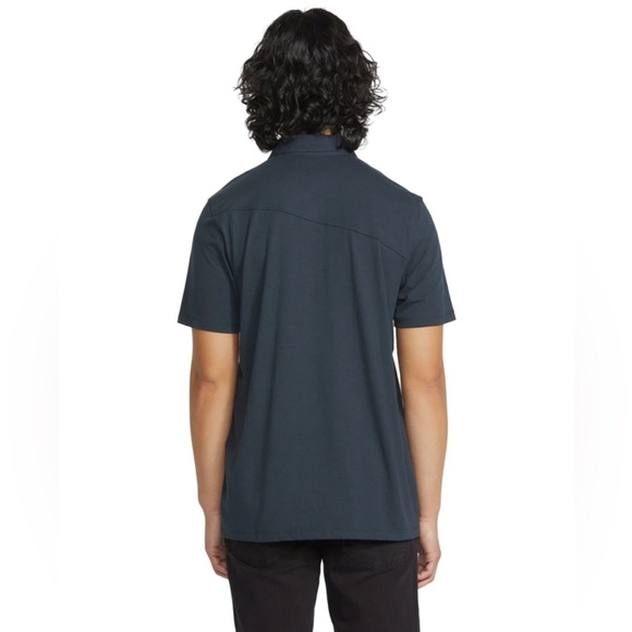 NEW Volcom ($42.00) WOWZER POLO SHORT SLEEVE - NAVY - Picture 5 of 8